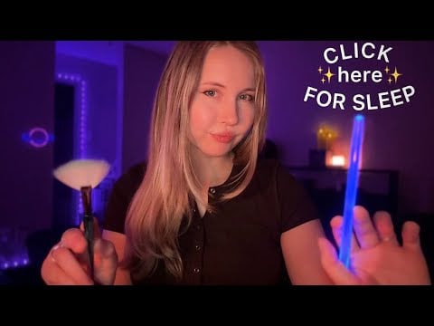 ASMR~Follow My Instructions To Sleep In 20 Minutes Or Less😴 (Eyes Closed Halfway)