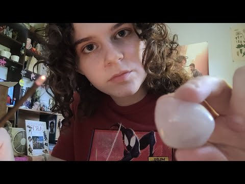 lofi asmr cleansing your energy and giving you a tarot reading (soft spoken)