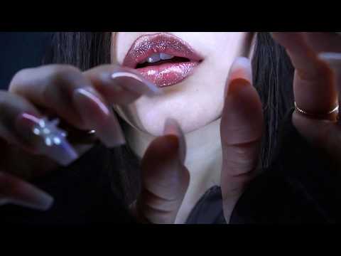 ASMR Hypnosis🌙 Slow Hand Movements & Ear to Ear Inaudible Whispers for Deep Sleep