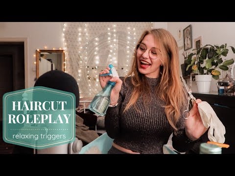 ASMR - FRIEND cuts your HAIR 💇RP {Deutsch/GERMAN spoken}