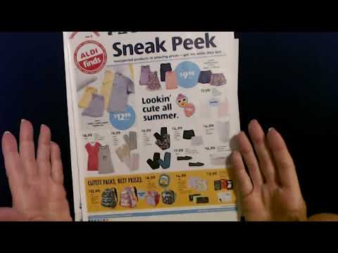 ASMR | Sales Circular Show & Tell 7-27-2023 (Soft Spoken)