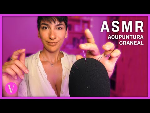 ASMR | ROLEPLAY Acupuntura Craneal + SUSURROS EXTREMOS