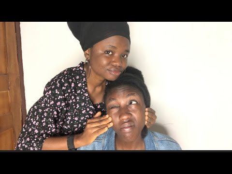 ASMR RELAXING FACE TOUCHING AND NITPICKING FOR THOSE WHO NEED TO SLEEP 😴 