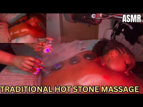 ASMR🔥RELAXING VIETNAMESE TRADITIONAL HOT STONE BACk MASSAGE FOR DEEP INTENSE RELIEF*Perfect service*