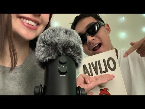 ASMR | 100 sub special ~ My friend reads you a story 🩷
