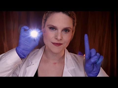 A Relaxing ASMR Eye Exam: Intense Light Triggers