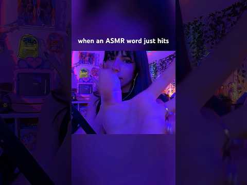 What ASMR word really hits for you? Bet you can’t guess mine lol