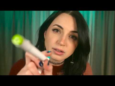 Drawing on your face... or maybe not? - ASMR