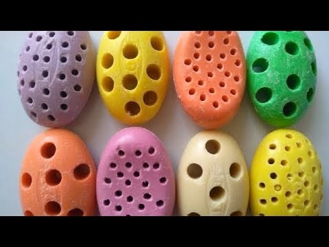 Dry Soap carving ASMR\ relaxing sounds\ No talking. Satisfying ASMR video\ Cutting soap