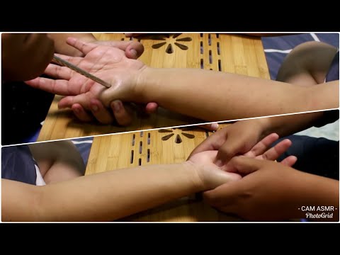 ASMR Relaxing Hand Massage with Mixed Tools