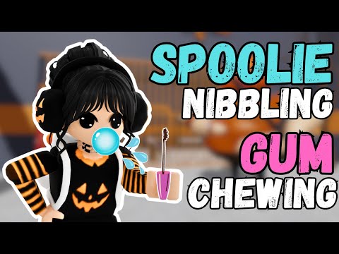 Roblox ASMR: Spoolie Nibbling + Gum Chewing Mouth Sounds for INTENSE TINGLES and SLEEP