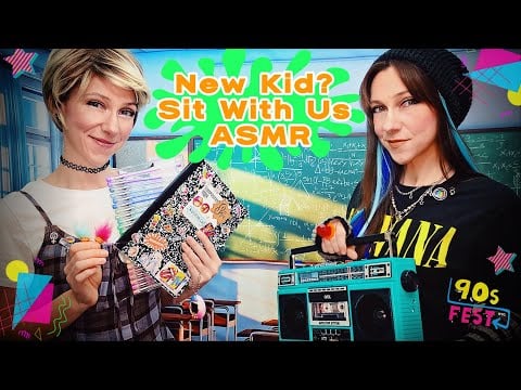 🎧 💾 90s Twin School Girls ASMR Roleplay | Whispered ASMR with Tingles, Tapes & Personal Attention 💖✨