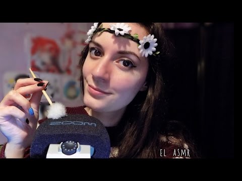 ★ASMR italiano★ SUONI..FLOREALI!🌼 e Chiacchiere!♥ [fluffy mic scratching] *zoom h6*