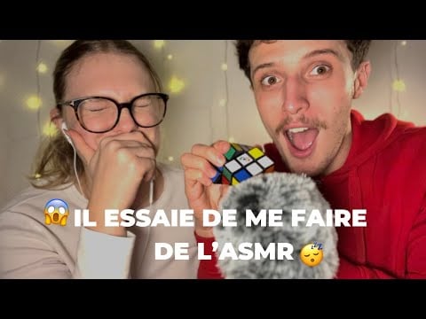 MON COPAIN ESSAIE DE ME FAIRE DE L'ASMR 😴 (il gère en vrai)