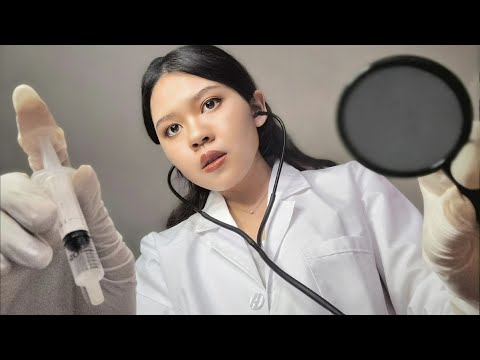 ASMR Roleplay Thai Doctor Check-Up & Vaccination 👩‍⚕️💉คุณหมอตรวจร่างกายและฉีดวัคซีน