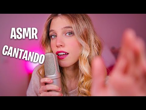 ASMR TE CANTO BAJITO HASTA QUE TE DUERMAS + TAPPING 💆🏼‍♀️ CANTANDO CON SUSURROS 🎙 #3