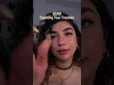 cute girl counts your freckles #shorts #asmr #asmrsounds