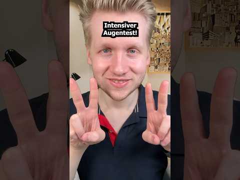 Intensiver Augentest #asmr