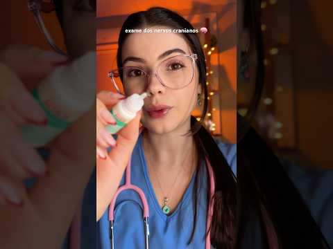 asmr exame dos nervos cranianos 🧠👁️👂#asmr #cranialnerveexam #asmrexam #nervios #asmrsounds