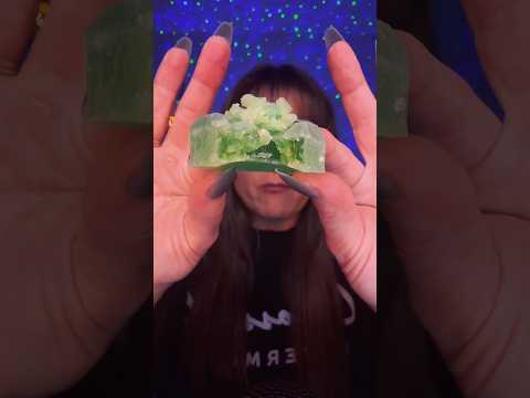Crunchy edible crystals #asmr #candy #crunchy #satisfying