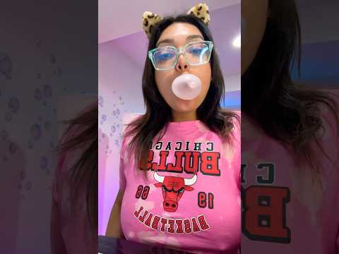 BUBBLE GUM ASMR | blowing MESSY bubble gum popping sounds #bubblegum #asmr