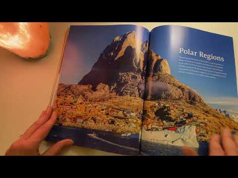 ASMR No Speaking Travel Magazine Flip Through, Page Turning Paper Sounds (No Talking)