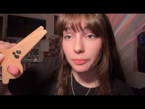 ASMR WOOD you like a haircut? (fast + aggressive) 
