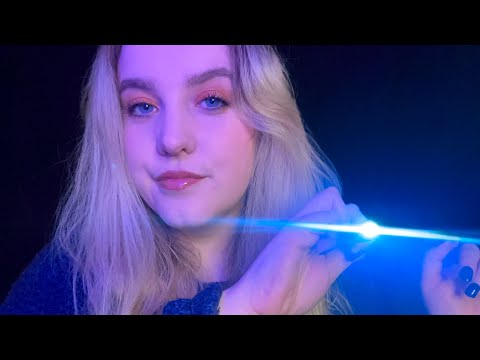 ASMR | Sleep Hypnosis with Lights for Deep Sleep 💤 (Dark Room)