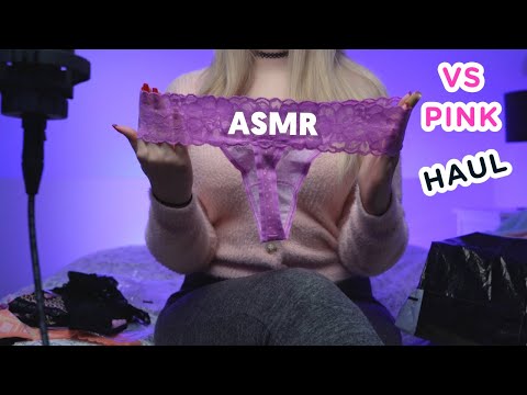 Victoria's Secret Haul - Underwear & Socks (Crinkles, Fabric Sounds, Soft Spoken) | ASMR 🤍🎧