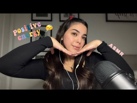 ASMR | Positive Affirmations for Sleep & Anxiety (Personal Attention, Hand Movements, Mouth Sounds)