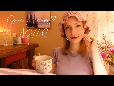 ASMR ♡ Good Morning!💗 (Soft Spoken Personal Attention)