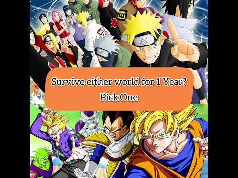 SURVIVE EITHER ANIME FOR 1 YEAR? #anime