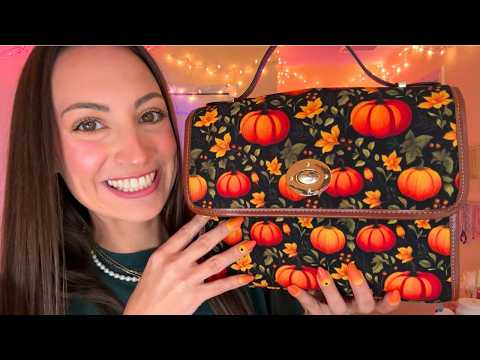 ASMR What's In My Bag & October Favorites 🎃
