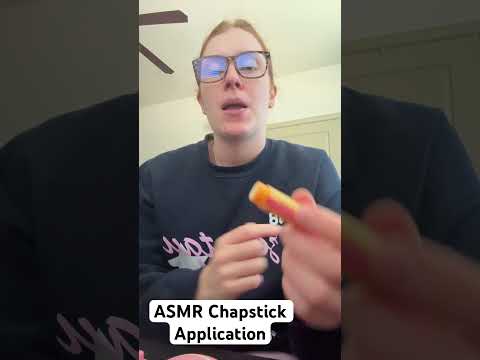 ASMR Chapstick Application #asmr #asmrsounds #lofi #relax #asmrtriggers #lipstick
