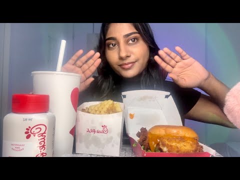 ASMR Chick-Fil-A Mukbang | Satisfying Eating Sounds & Mouth Sounds