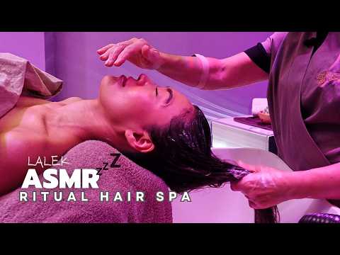 LUXURY HAIR SPA in Italy | My First European Head Spa Experience ASMR