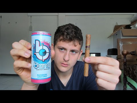 ASMR Cigar With BANG ENERGY 🌟 ( Super intense Sounds 😍!)