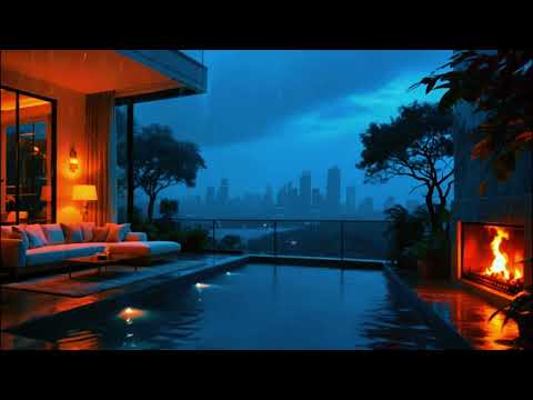 Relax to the Relaxing Sounds For Sleep with Soothing Sounds of Cozy Rain Thunderstorm