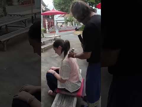 Masaje Tok Sen, una técnica ancestral tailandesa #massage #relajacion #asmr #short