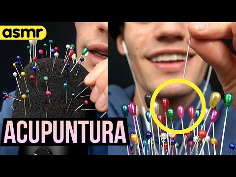 ASMR ACUPUNTURA FACIAL | ASMR Español | Mol