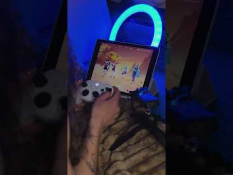 1 Minute of ASMR Genshin 🎮 iPad + Xbox controller