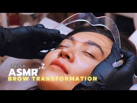 Brow Transformation from Start to Finish | Pure Relaxation ASMR
