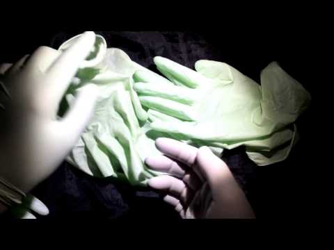 LATEX TIGHT GREEN GL♡VES (((o( LAYERING)o))) with WHISPER [[ASMR]]