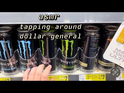 public asmr - tapping around dollar general