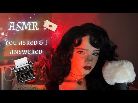 ASMR Q&A Get To Know Me!🪽✨(Answering your curious questions,Whispering & Rambling) 
