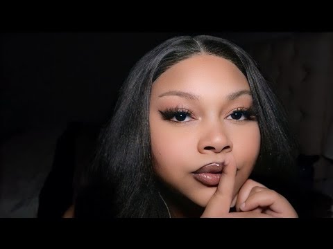 asmr| whispering "shh it's okay" (close whispers, gum chewing)