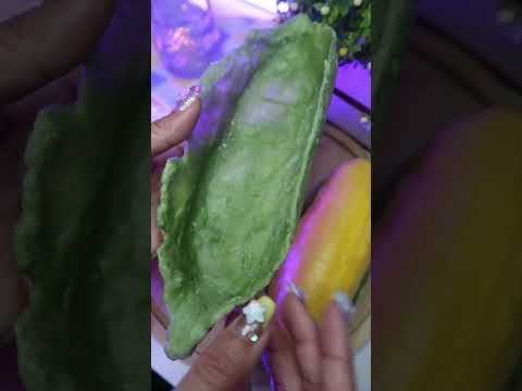 ASMR | tapping em 🌽 de massinha e cera #asmr #satisfying #asmrbrasil #wax
