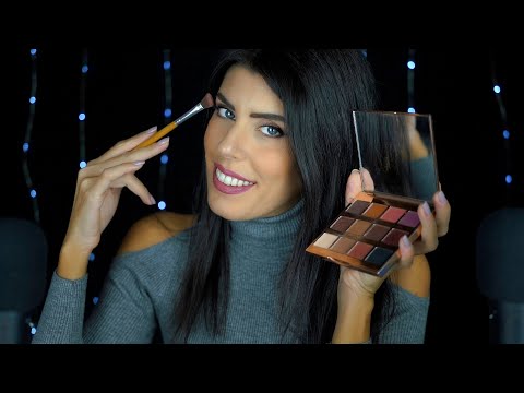 ASMR 💄 IO MI TRUCCO, TU DORMI + Pensieri Random in WHISPERING