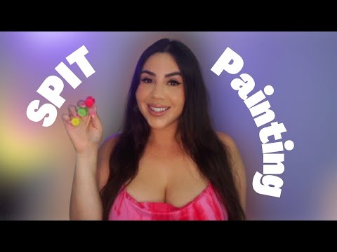 ASMR | Spit Painting INTENSE Sounds for Tingles & Relaxation 💦