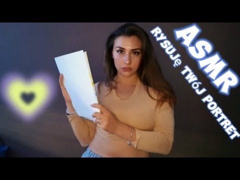 [ASMR PL] Rysuję twój piękny pyszczek ❤️🎨🖼 (soft spoken, personal attention, pencil sounds)